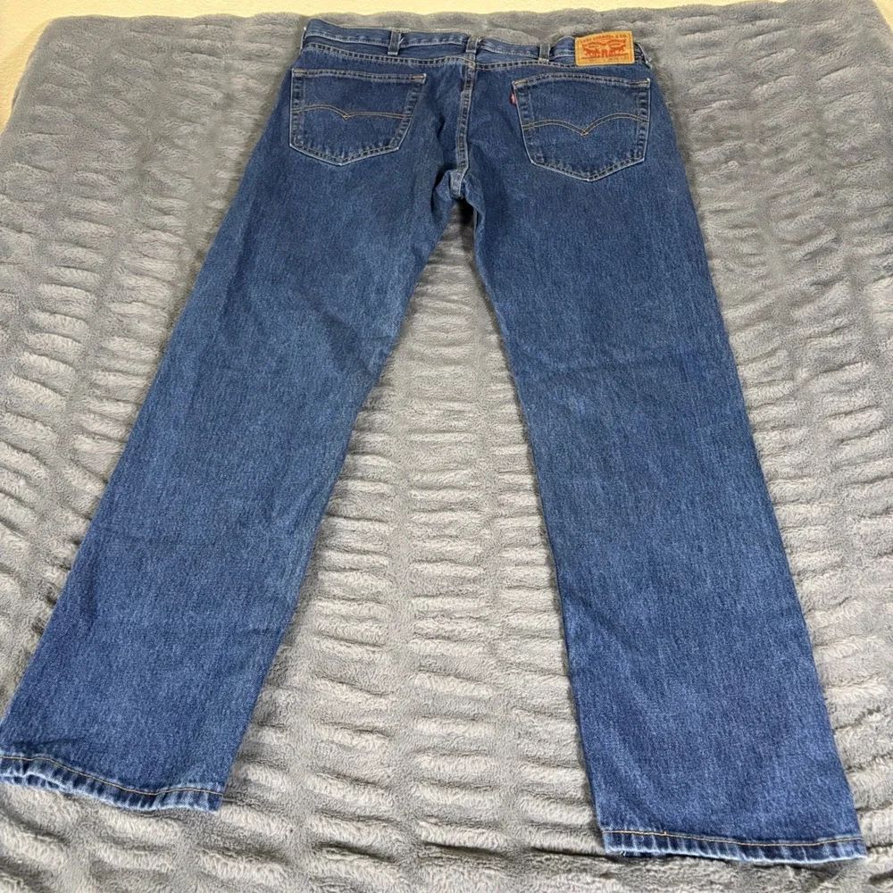 Levis 505 Regular Fit Straight Leg Men Blue Jeans W38 L32 00505-4886 Medium Wash